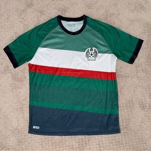 Men's Mexico Green and Red Soccer Jersey